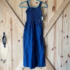 𝅺bebe Girls Super Flare Dark stone Jumpsuit NWT